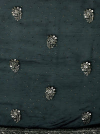 Saree mall Embellished Beads and Stones Poly Georgette Designer Sarees
