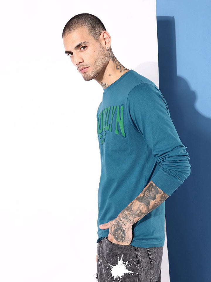 DILLINGER Men Typography Printed Regular Fit T-shirt