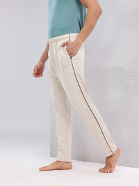 HRX by Hrithik Roshan Men Mid-Rise Yoga Track Pants with Contrast Piping