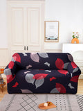 Cortina Black & Red Quirky Printed 2-Seater Sofa Cover