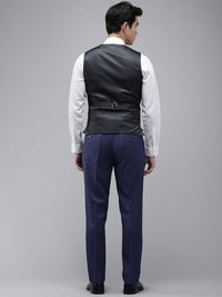 Park Avenue Super Slim Fit Notched Lapel Collar Single Breasted 3-Piece Party Wear Suit