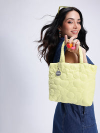 DressBerry Floral Self-Design Quilted Handheld Bag