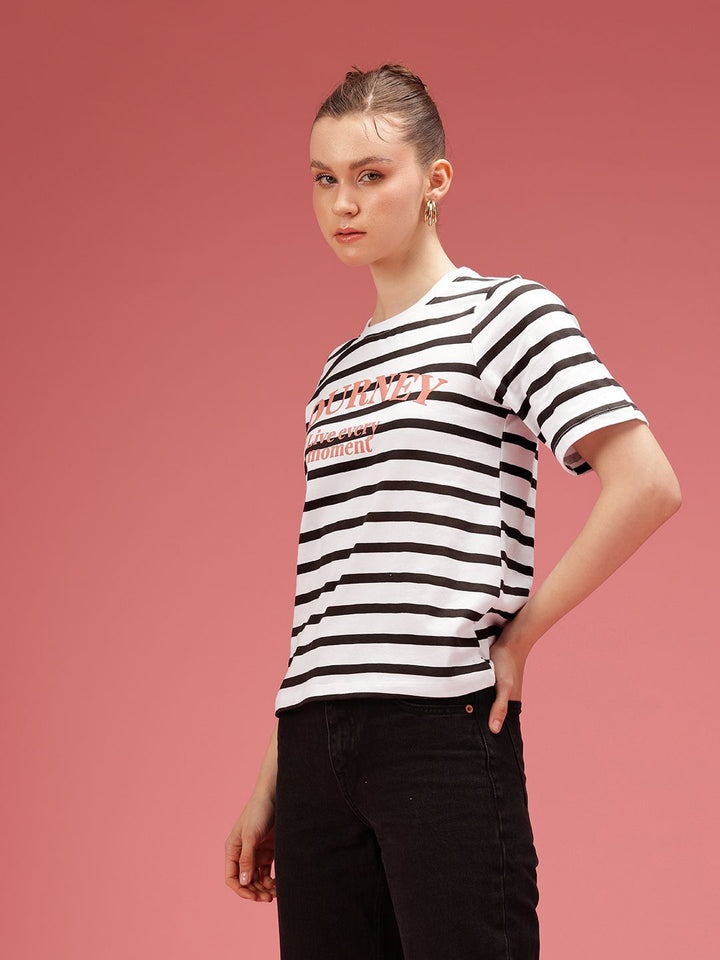 DressBerry Pure Cotton Striped T-shirt