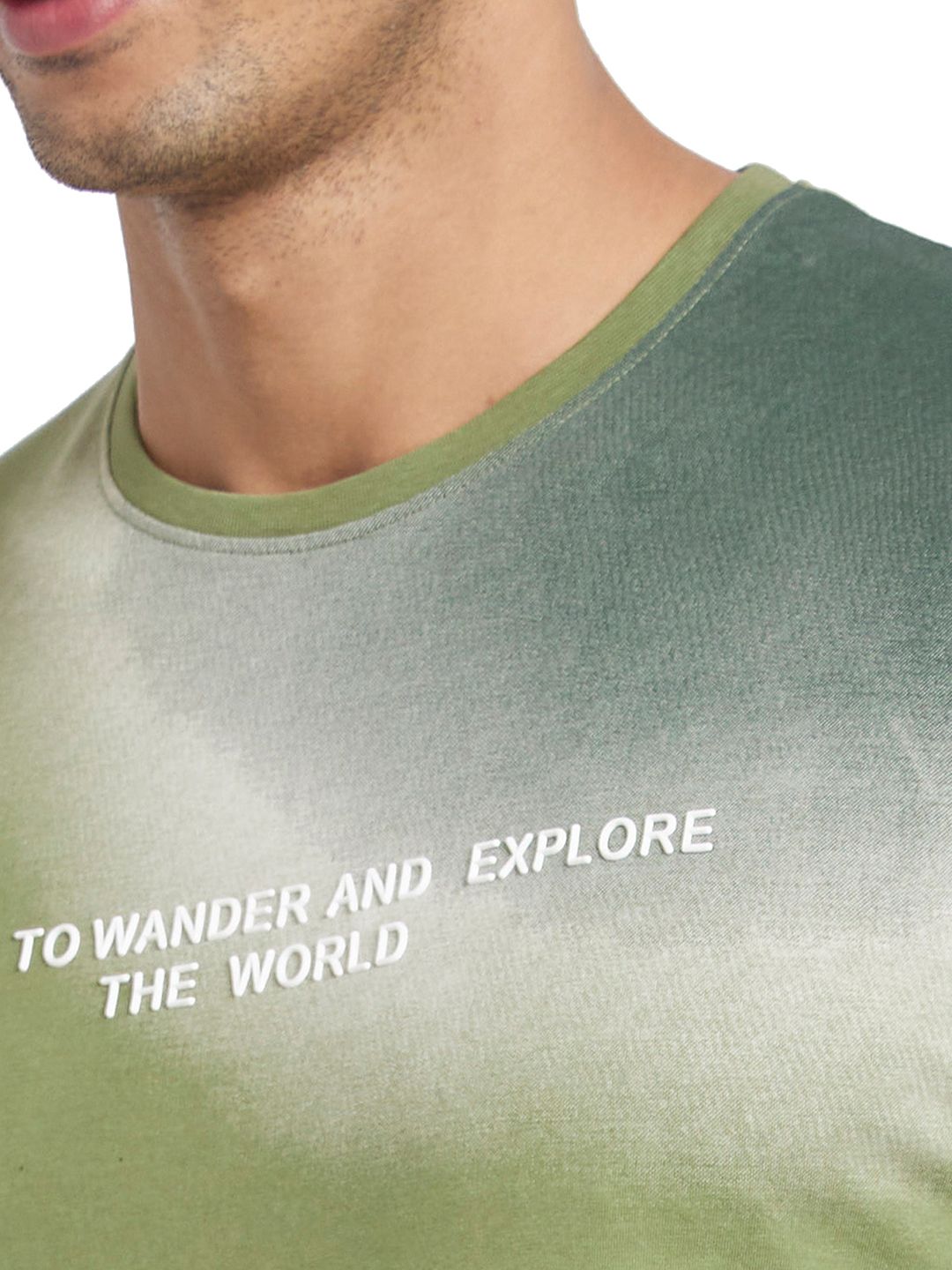Being Human Men Green T-shirt