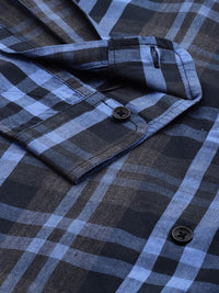 THE BEAR HOUSE Men Slim Fit Tartan Checked Casual Shirt