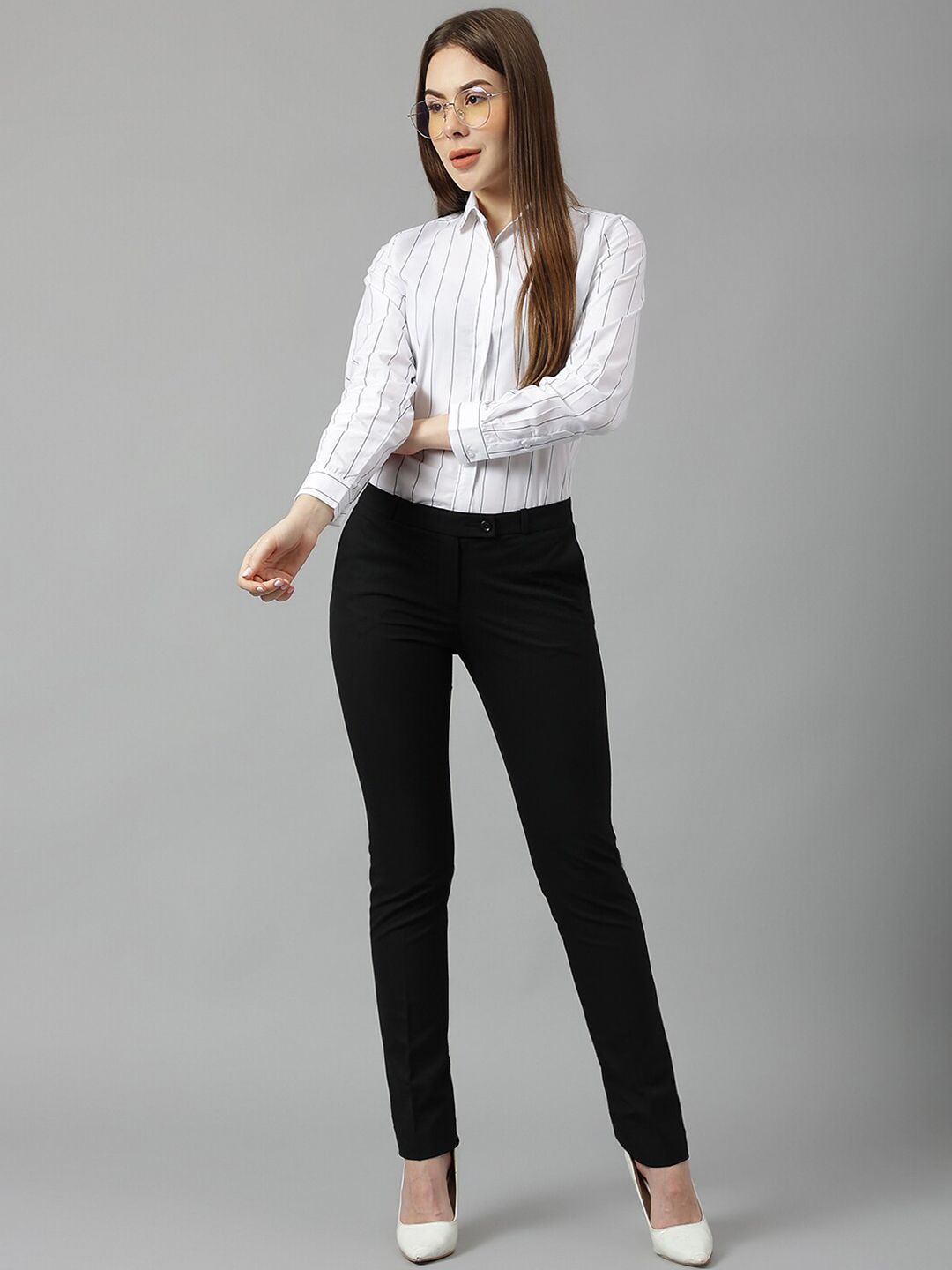 Hancock Sharp Slim Fit Cotton Formal Shirt Cotton