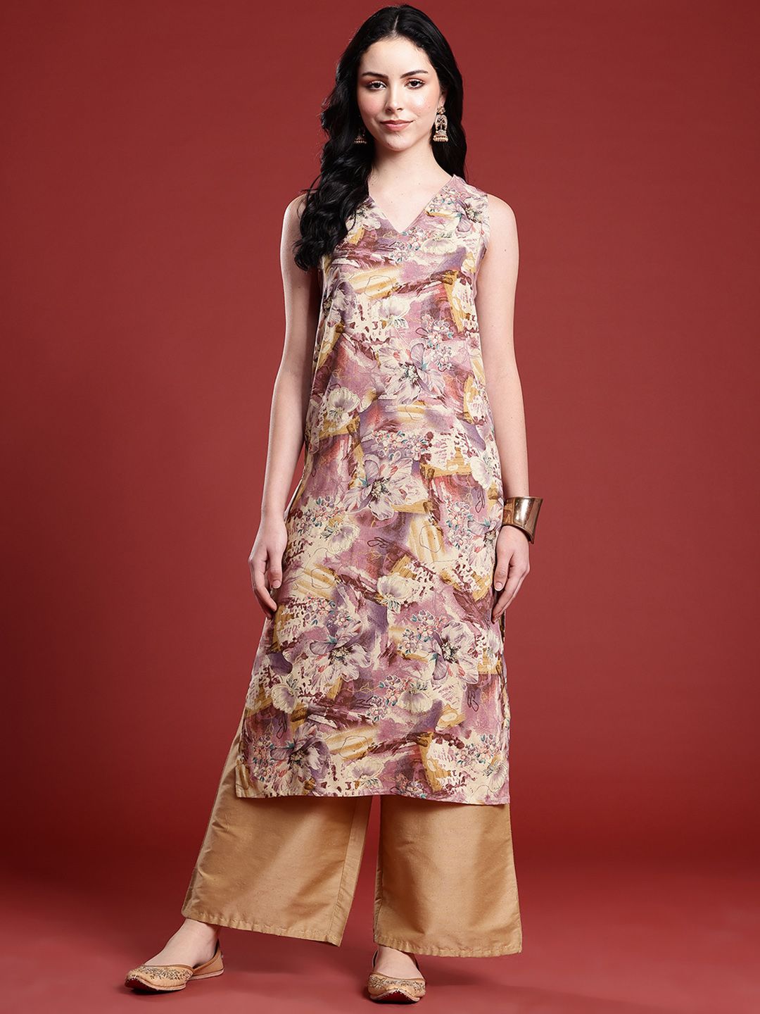 Anouk Women Floral Printed Kurta