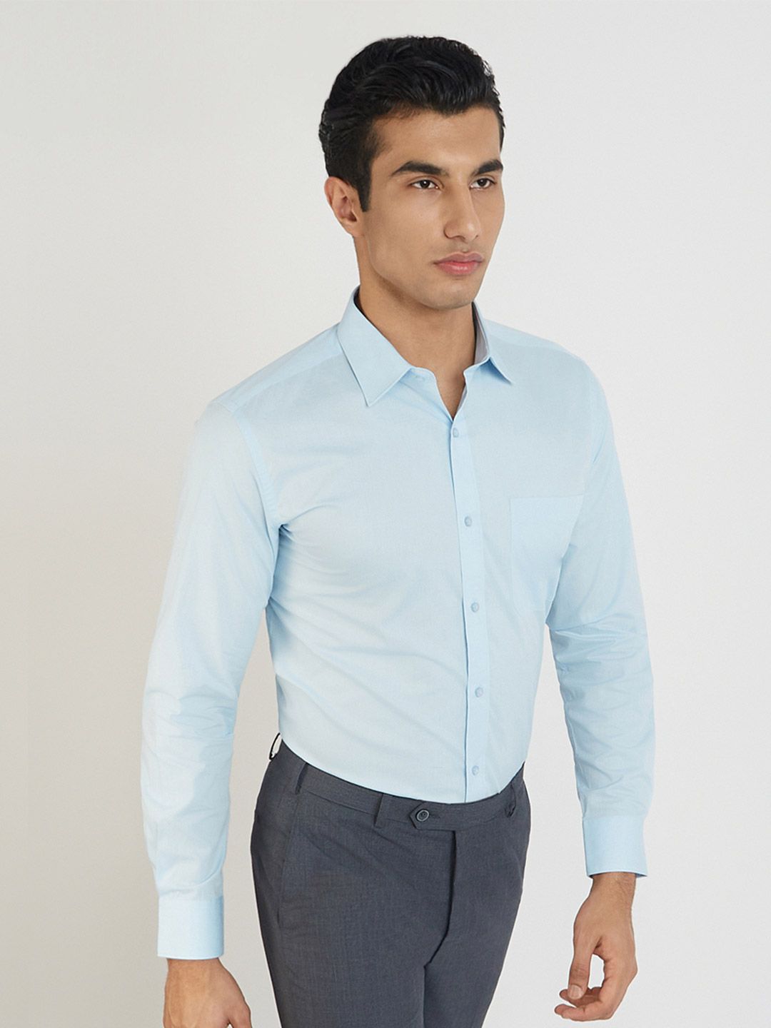 Raymond Pure Cotton Opaque Formal Shirt