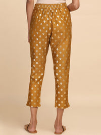W The Folksong Collection - Women Printed Slim Fit Trousers