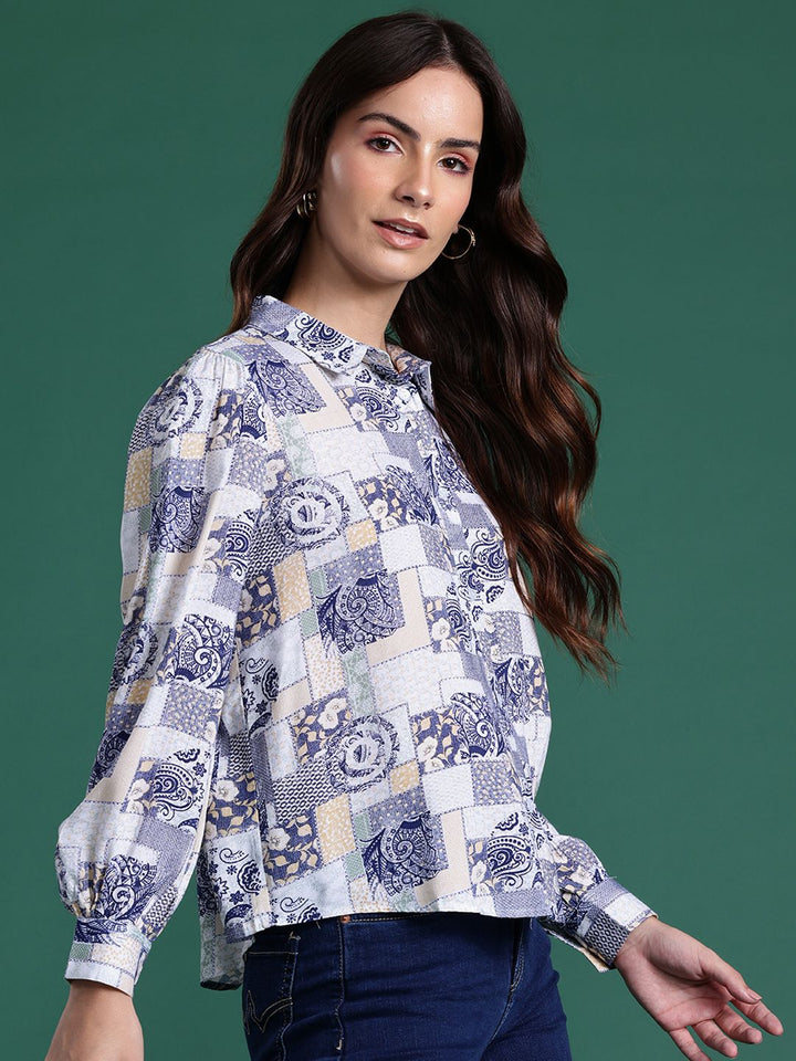 DressBerry Opaque Printed Casual Shirt