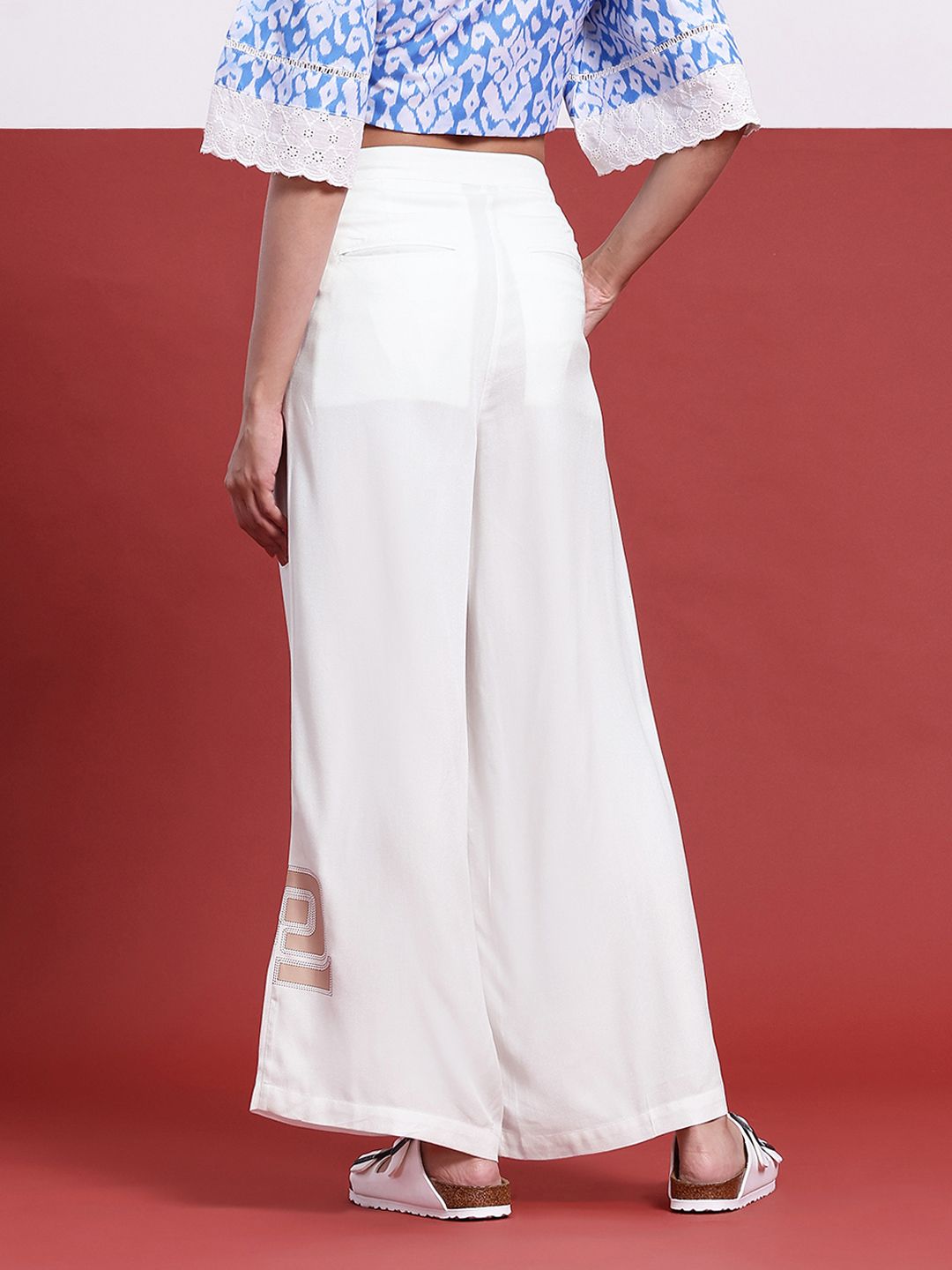 DressBerry Women Indie Spirit Wide Leg Pleated Pant