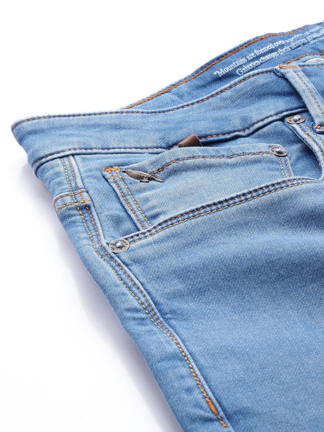 Mr Bowerbird Men Straight Fit Stretchable Casual Jeans