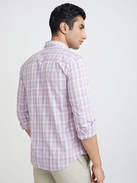 Park Avenue Slim Fit Checked Pure Cotton Casual Shirt
