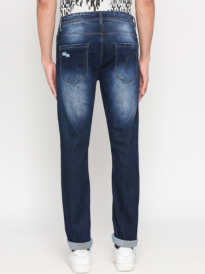 Being Human Men Mildly Distressed Heavy Fade Slim Fit Jeans