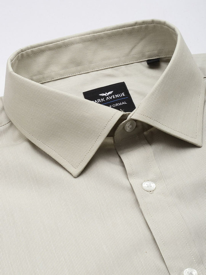 Park Avenue Self Design Slim Fit Opaque Formal Shirt