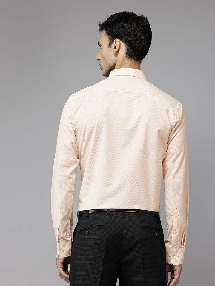 Park Avenue Slim Fit Pinstriped Formal Shirt