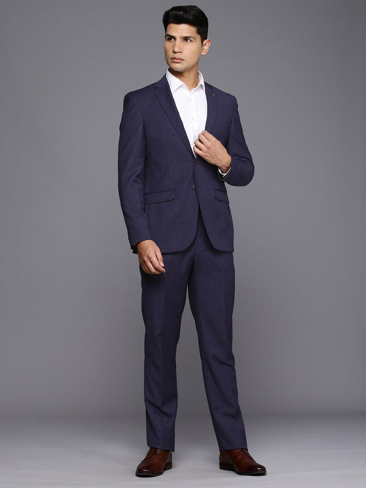 Raymond Contemporary Fit diperiksa Lapel bertenaga Single-Breasted 2 Piece Formal