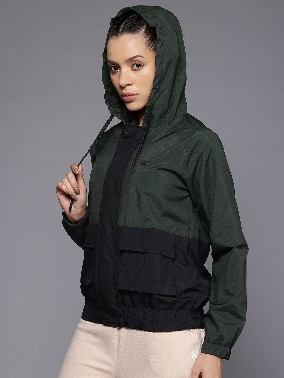 HRX by Hrithik Roshan Hooded Tailored Jacket