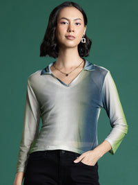 DressBerry Dyed Net Top With Inner