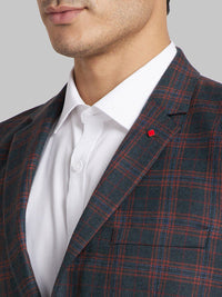 Raymond Checked Single Breasted Formal Blazer