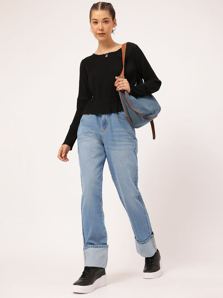 DressBerry Women Casual Comfort Straight Fit Jeans