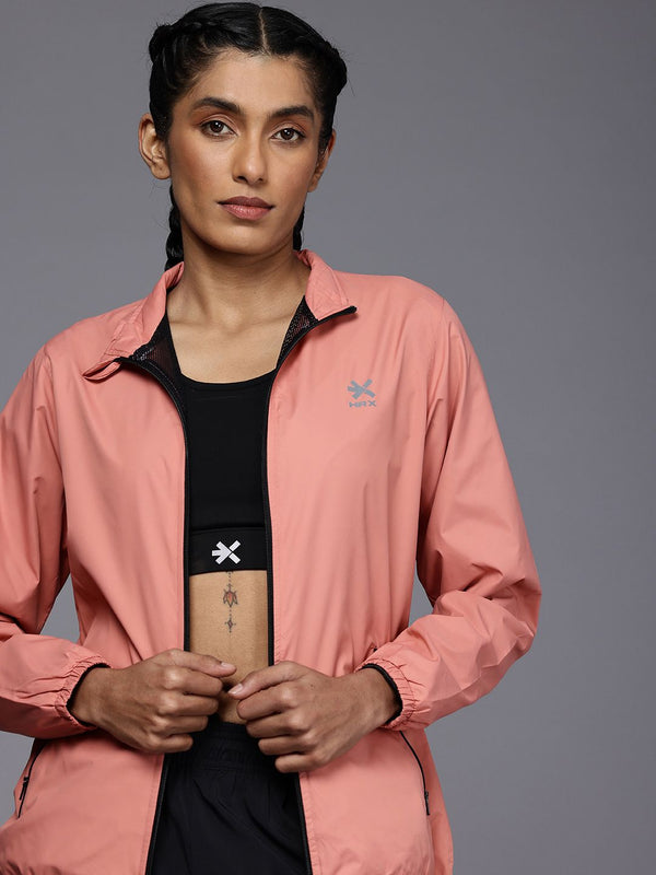 HRX by Hrithik Roshan Rapid-Dry Antimicrobial Running Sporty Jacket