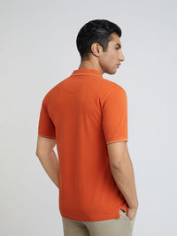 Raymond Pure Cotton Modern Fit Polo Collar T-shirt