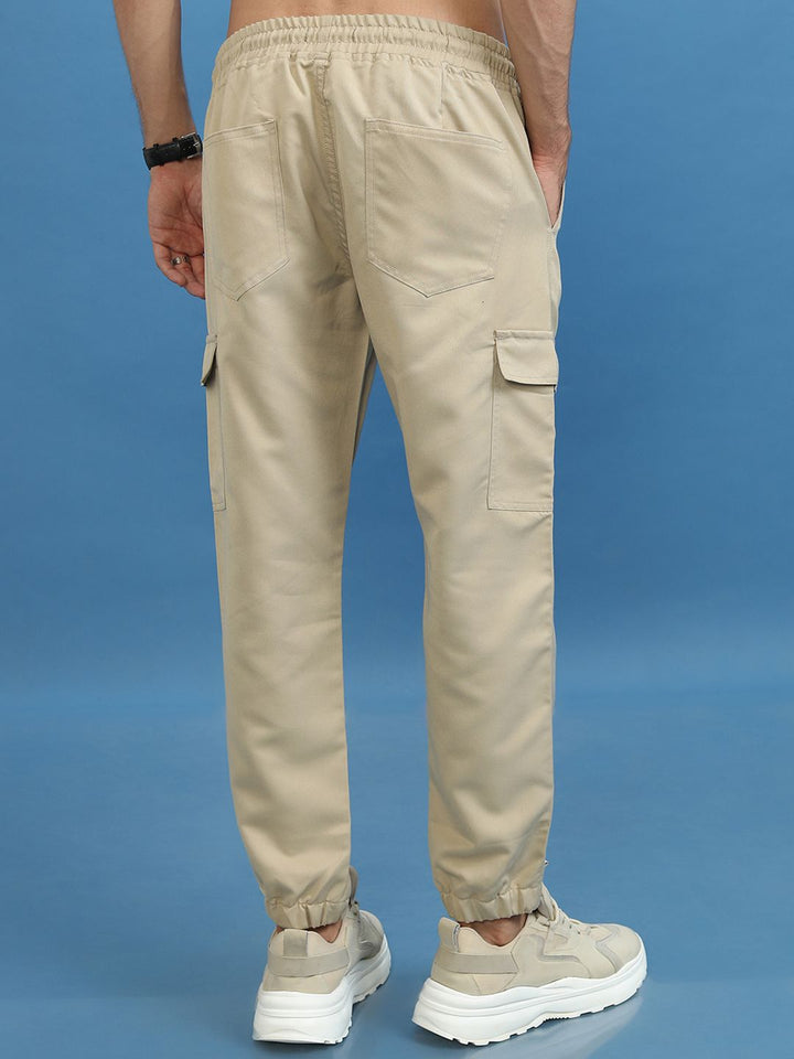 HIGHLANDER Men Casual Cargo Jogger Trousers