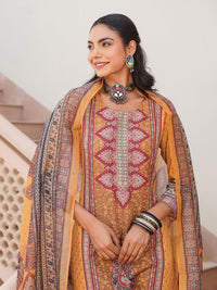 KALINI Women Ethnic Motifs Printed Regular Kurta with Trousers & With Dupatta