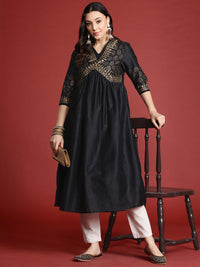 Anouk Ethnic Motifs Print Empire Kurta