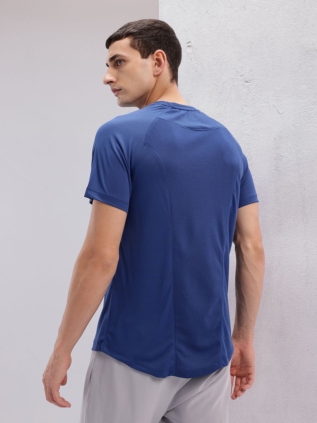 HRX by Hrithik Roshan Typography Print Rapid-Dry Training T-shirt