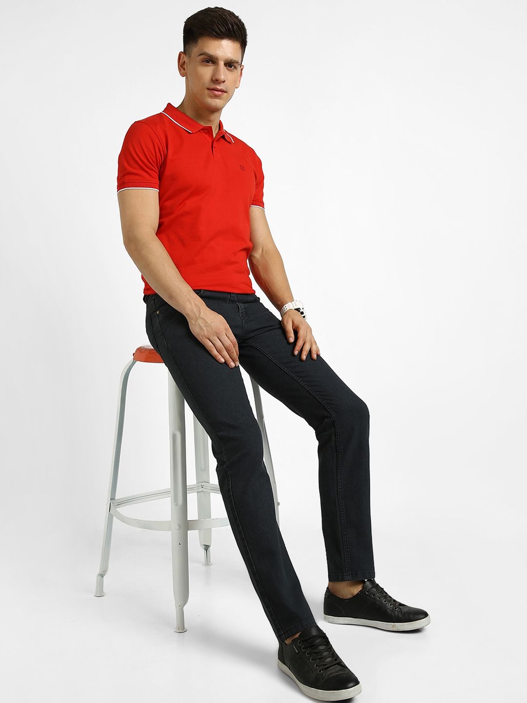Urbano Fashion Men Mid-Rise Stretchable Jeans