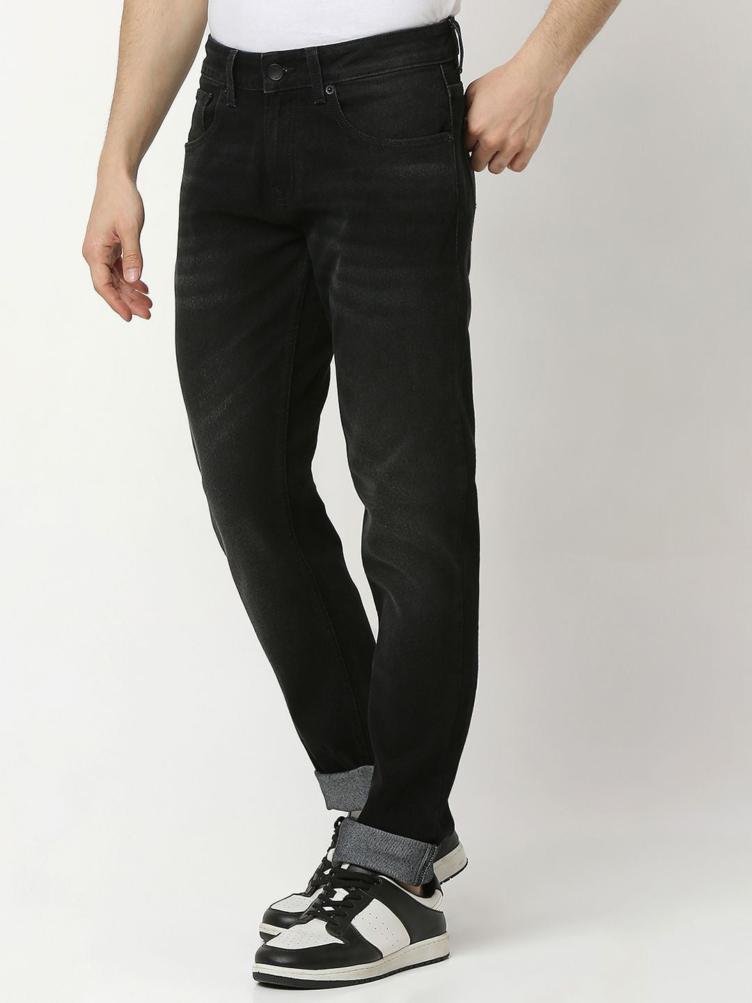 SPYKAR Slim Fit Low-Rise Light Fade Stretchable Jeans