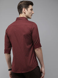 SPYKAR Pure Cotton Slim Fit Floral Opaque Printed Casual Shirt