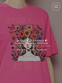 DILLINGER Printed Oversized Pure Cotton T-shirt