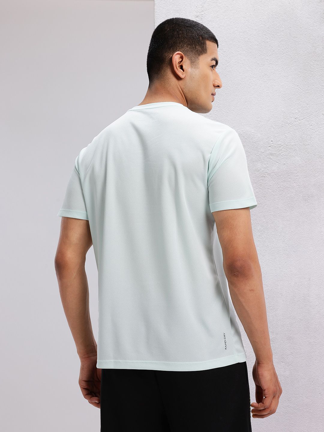 HRX by Hrithik Roshan Graphic Printed Perforated Rapid-Dry Running T-shirt