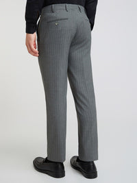 Park Avenue Men Striped Slim Fit Formal Trousers