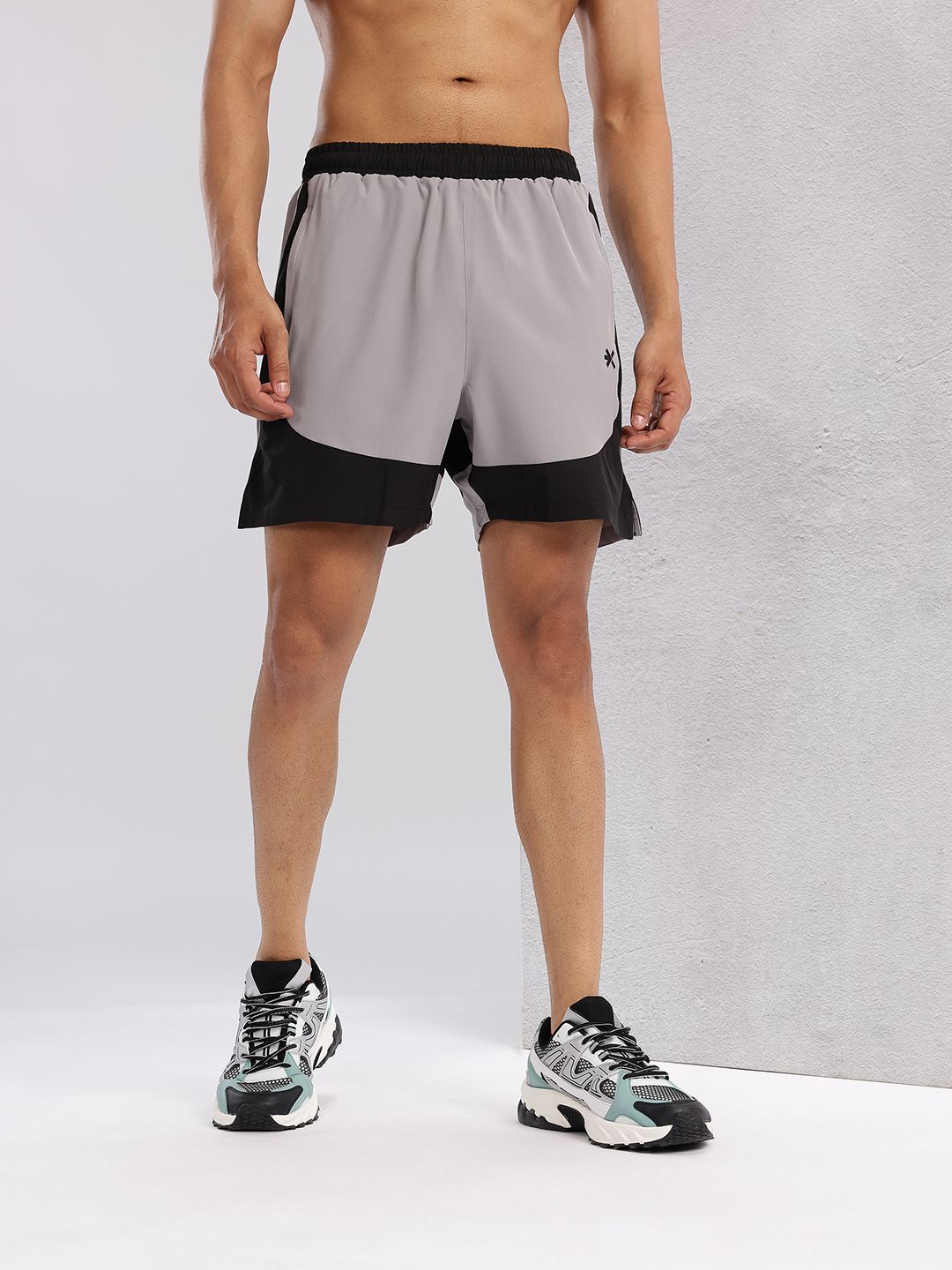 HRX by Hrithik Roshan Men Colourblocked Rapid-Dry Running Shorts
