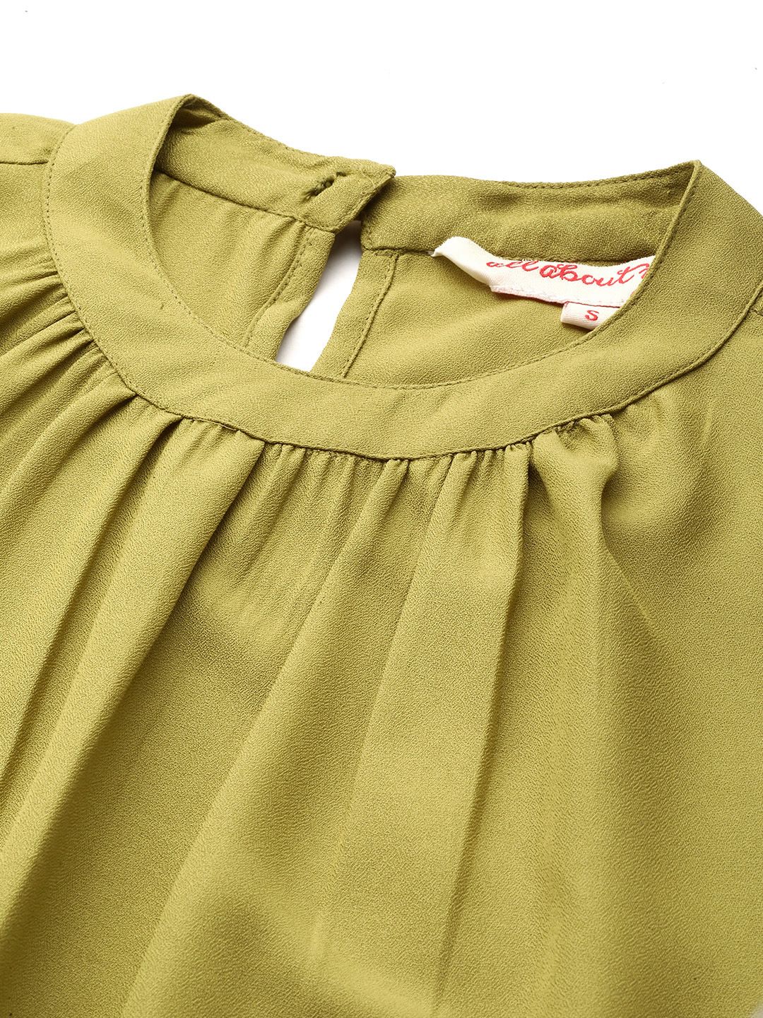 all about you Mandarin Collar Top