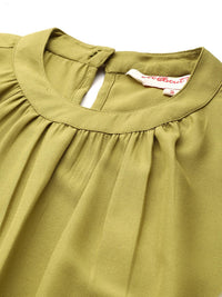 all about you Mandarin Collar Top