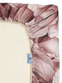 Moda Rapido X KLOTTHE Brown & Pink Floral 400 TC King Bedsheet with 2 Pillow Covers