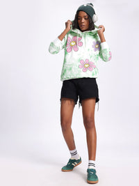 DressBerry Whirlwind Colors Tie-Dye Hooded Sweatshirt