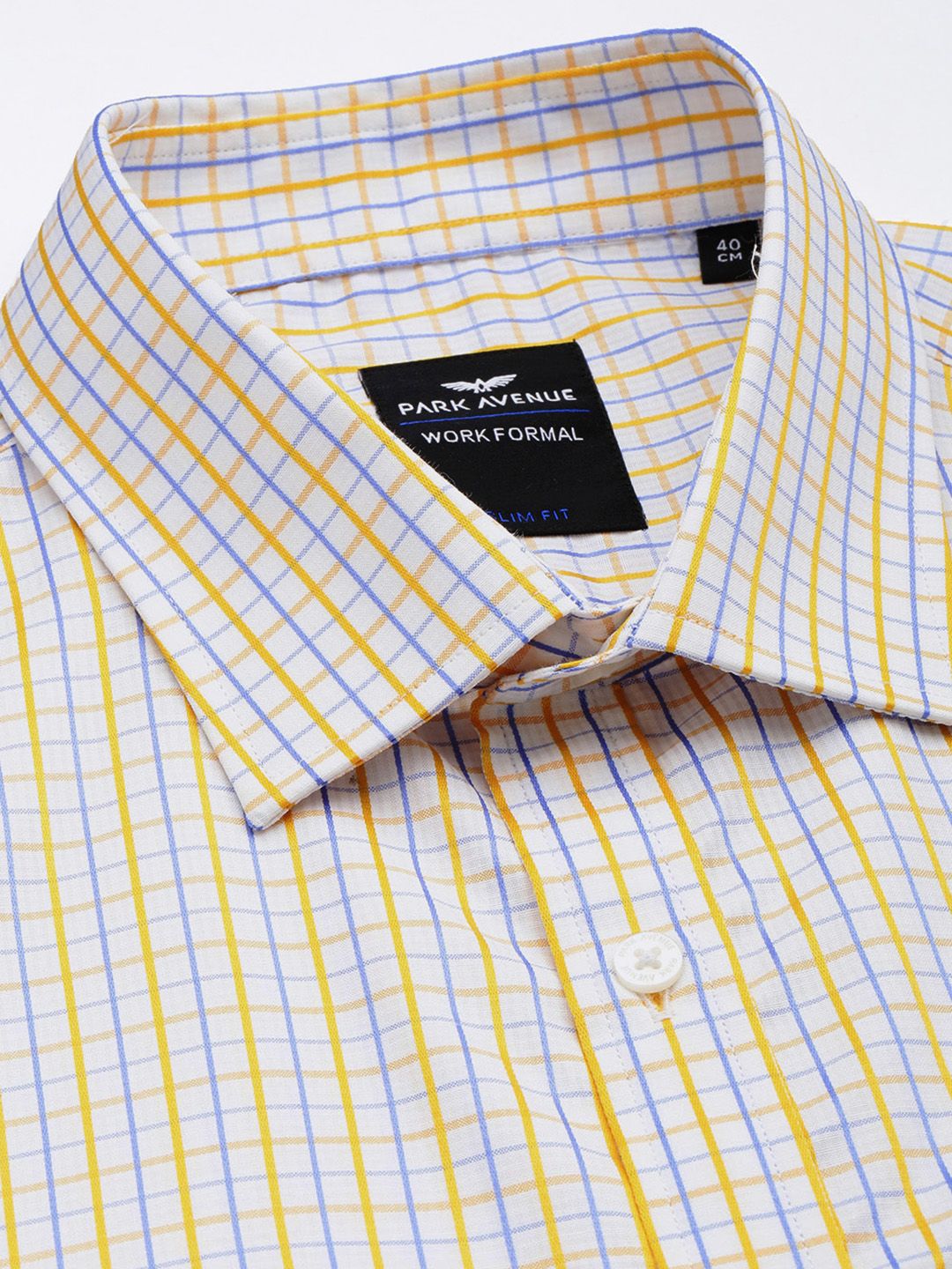 Park Avenue Slim Fit Checked Formal Shirt