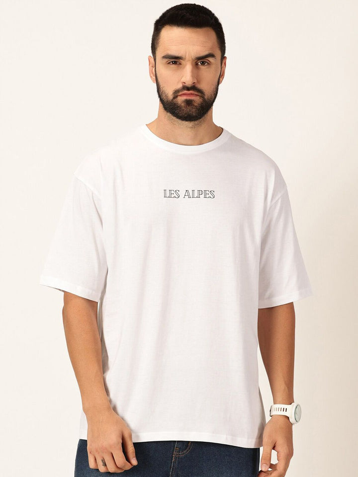 Thomas Scott Graphic Printed Bio Finish Pure Cotton Oversized T-shirt