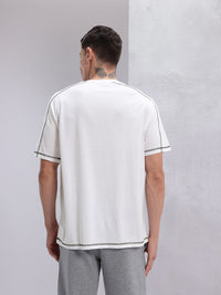 HRX by Hrithik Roshan Men Contrast Stitch T-shirt
