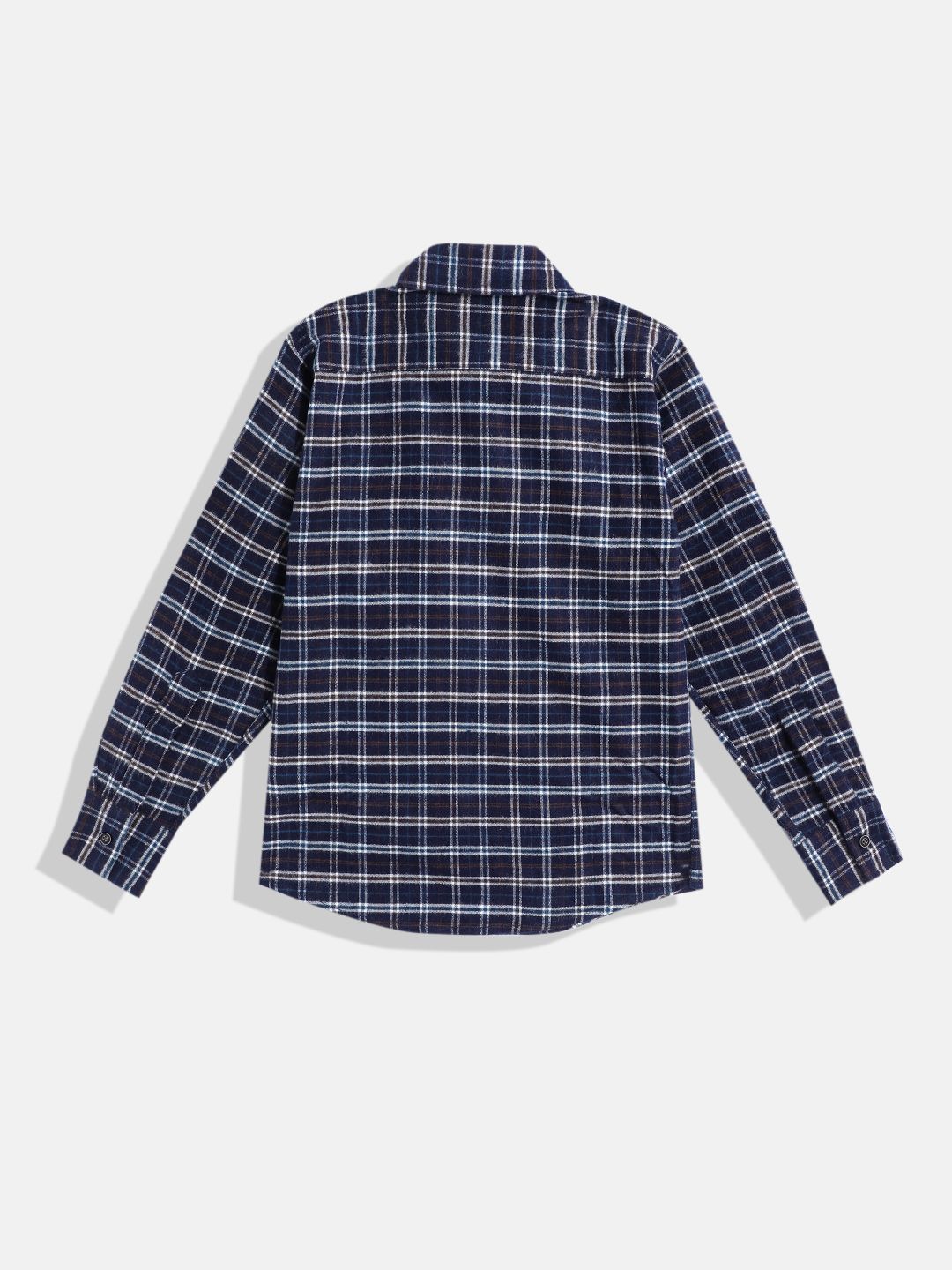 Monte Carlo Boys Checked Flannel Smart Fit Shirt