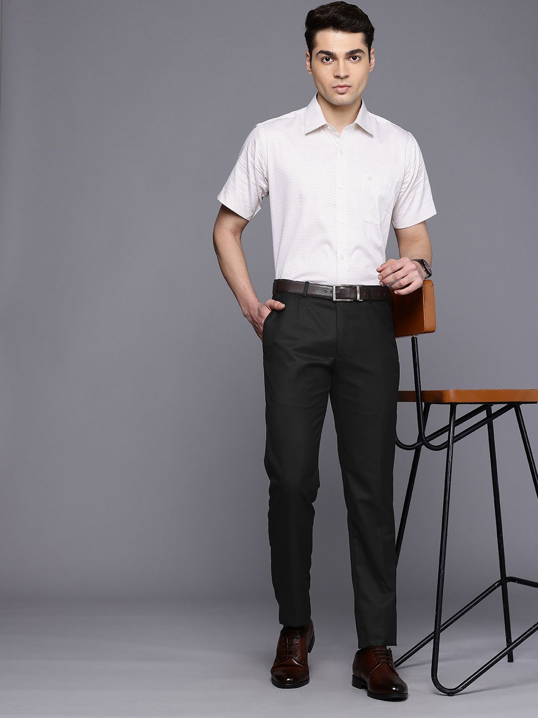 Raymond Men Slim Fit Formal Trousers