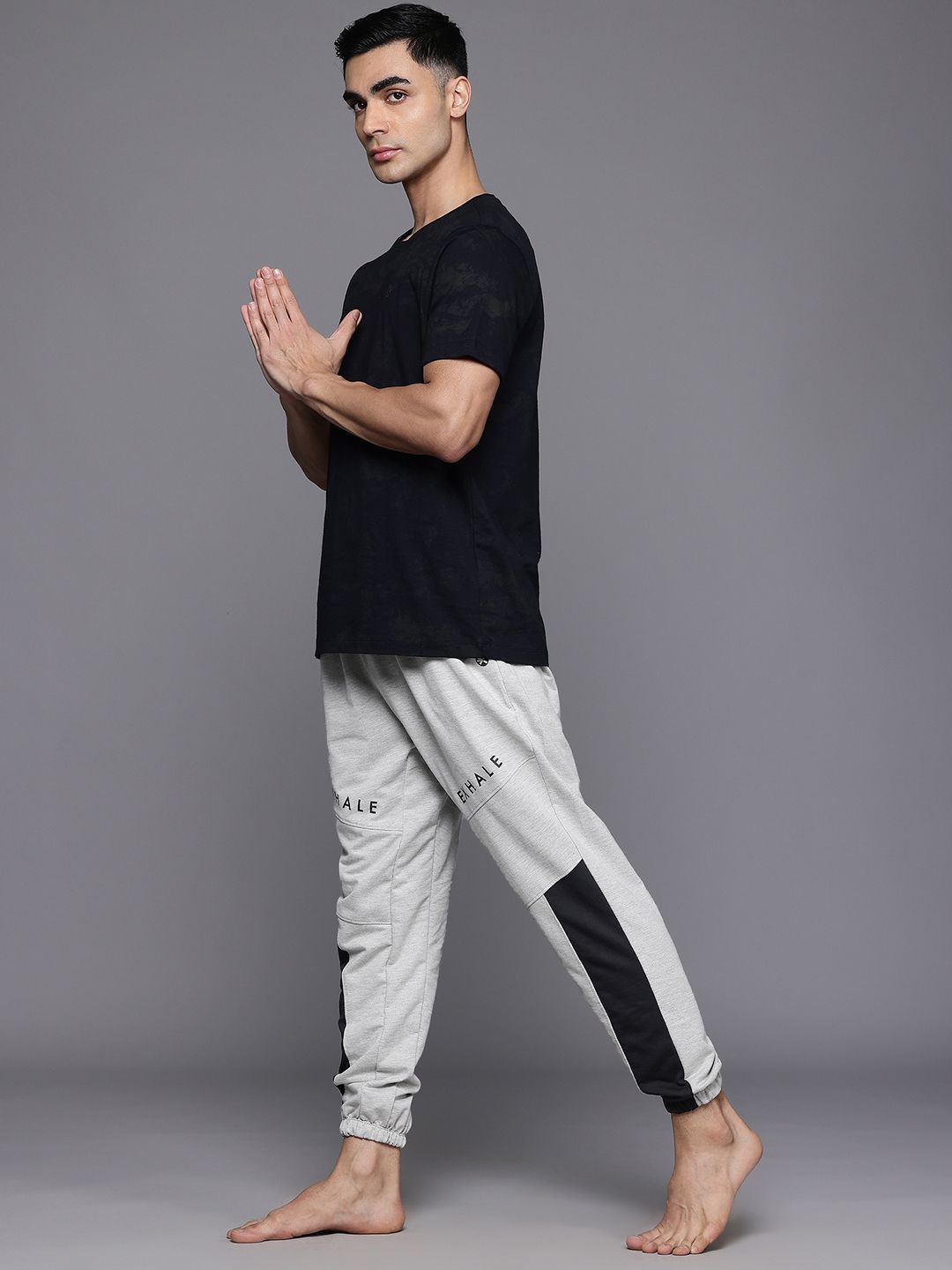 HRX by Hrithik Roshan Men Nowness Supernature Typography Yoga Joggers