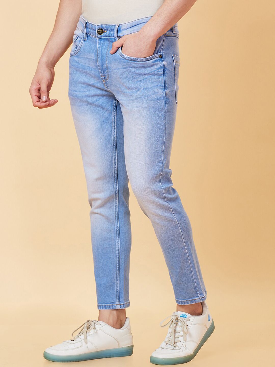 Being Human Men Heavy Fade Clean Look Stretchable Jeans