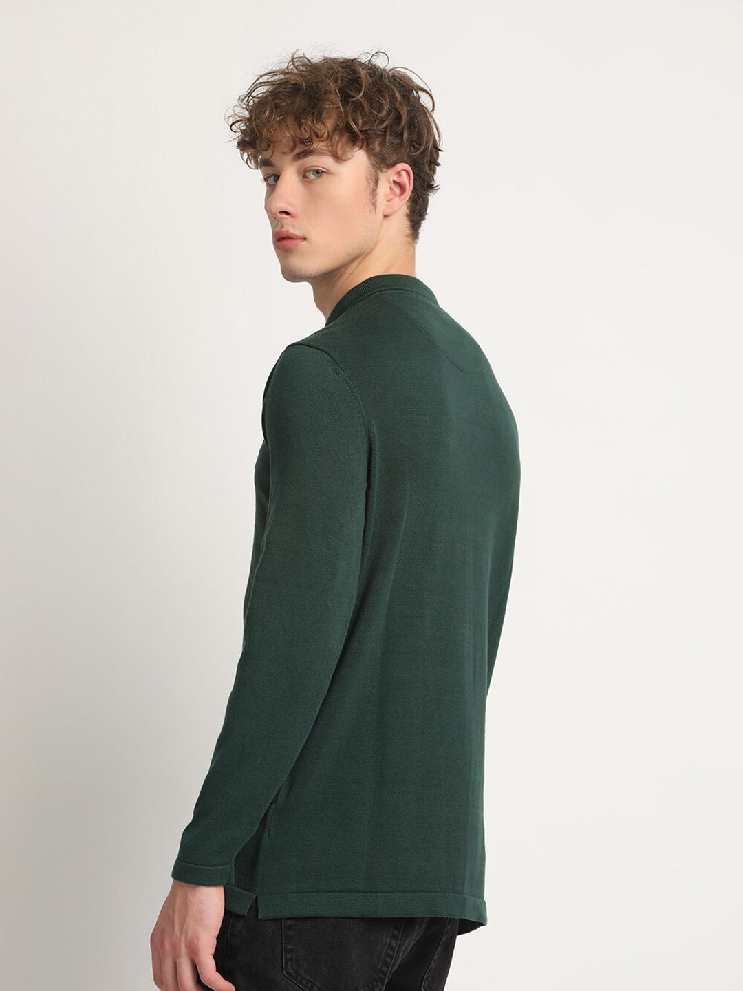 THE BEAR HOUSE Polo Collar Slim Fit Pure Cotton T-shirt